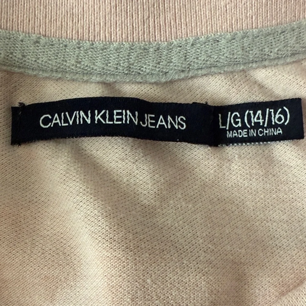 Calvin Klein Light Pink Polo Shirt